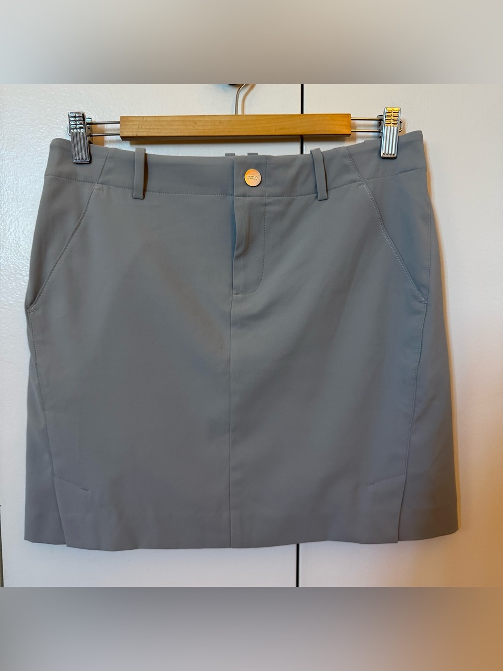 Ralph Lauren Blue Label Light Gray Golf Skort (Conf 8)